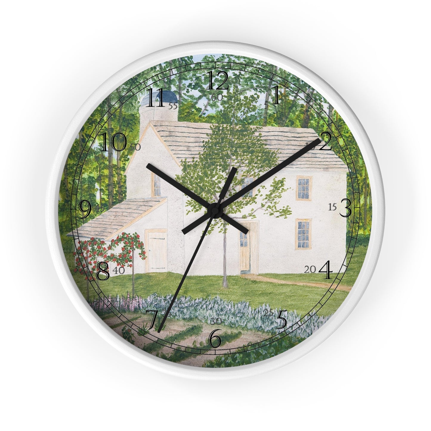 Country Garden English Numeral Clock