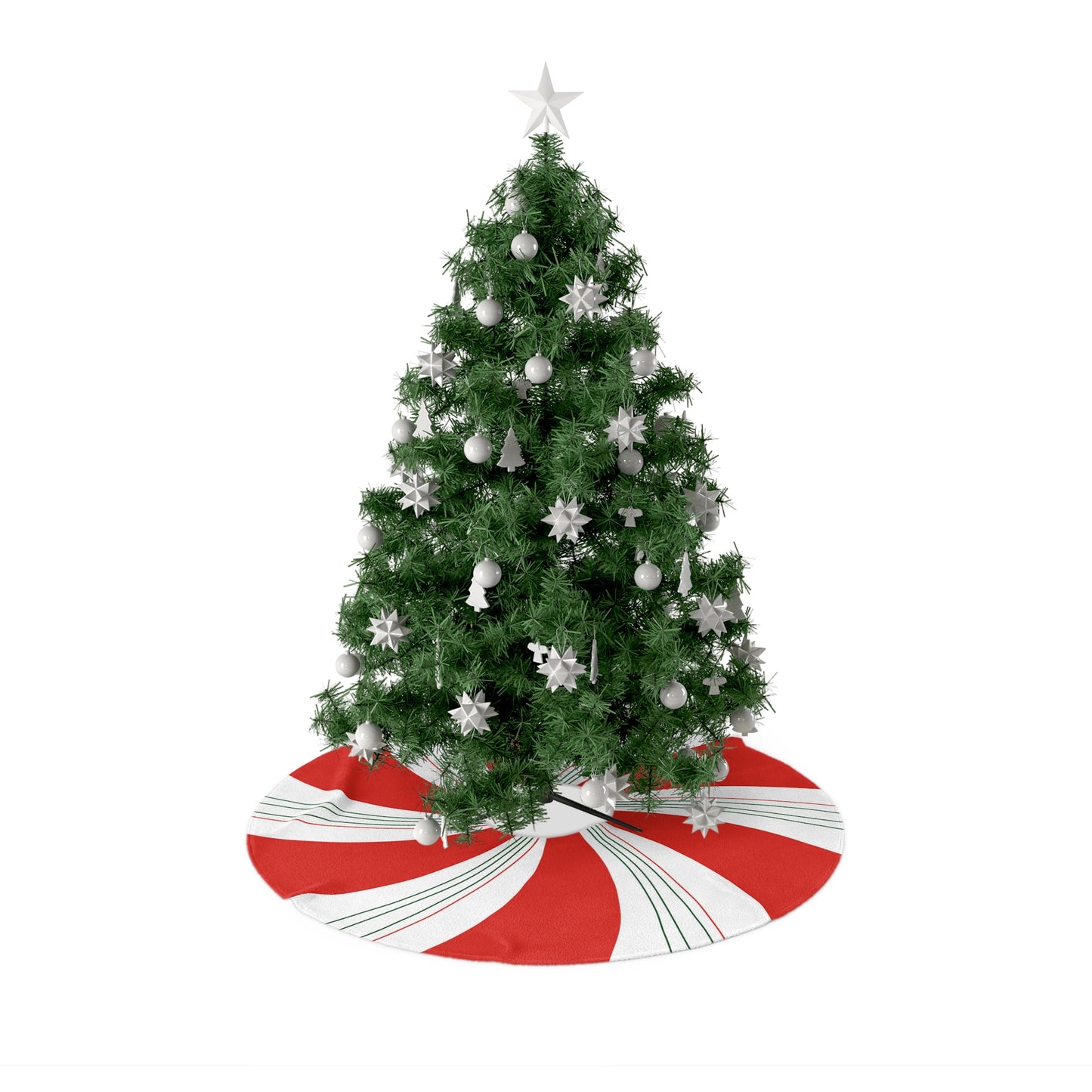 Peppermint Christmas Tree Skirt