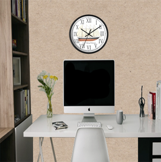 The Atlantic Pearl Roman Numeral Clock will add a classic touch to your workspace area.