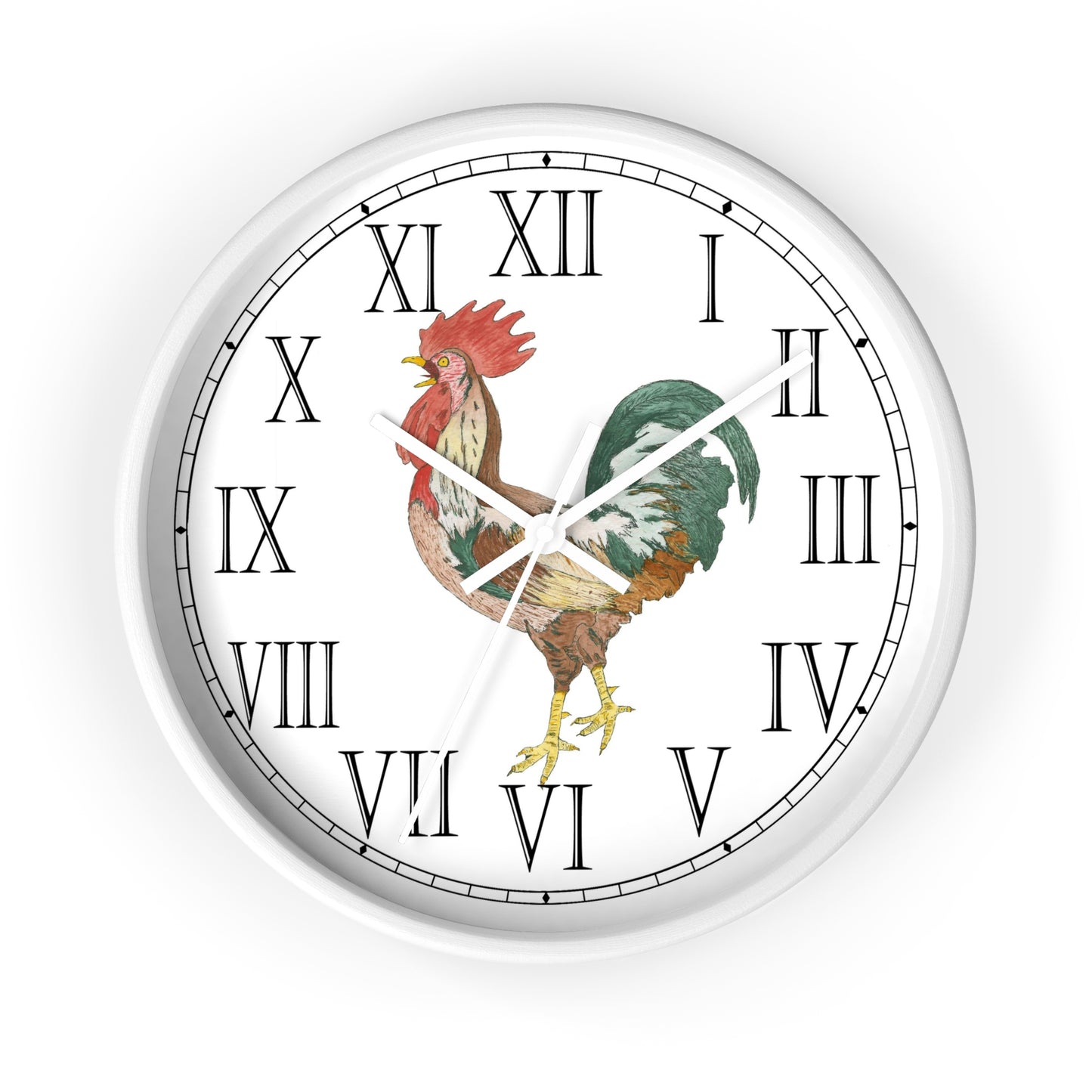 Joseph Rooster Roman Numeral Clock