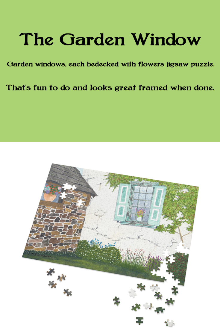 The Garden Window Jigsaw Puzzle