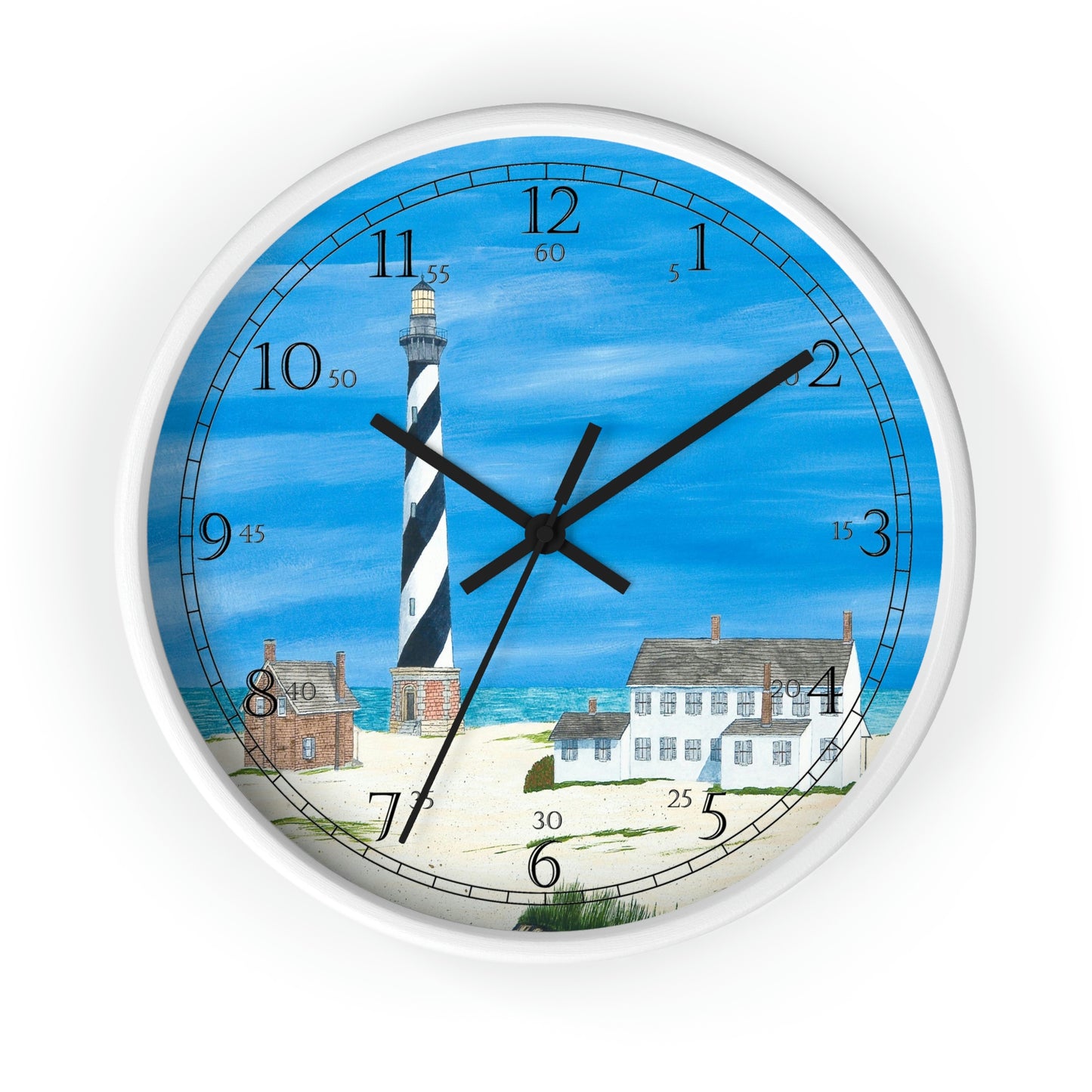 Good Ole Times At Cape Hatteras English Numeral Clock