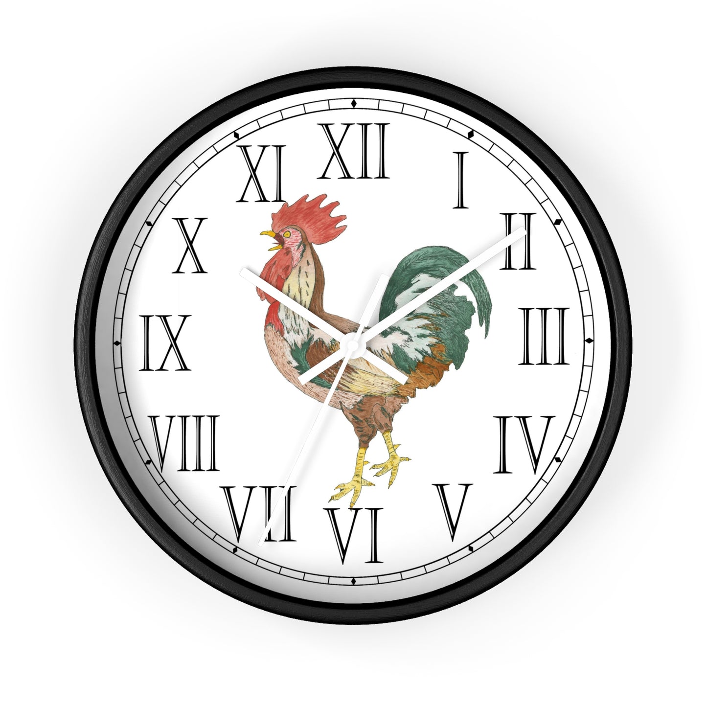 Joseph Rooster Roman Numeral Clock