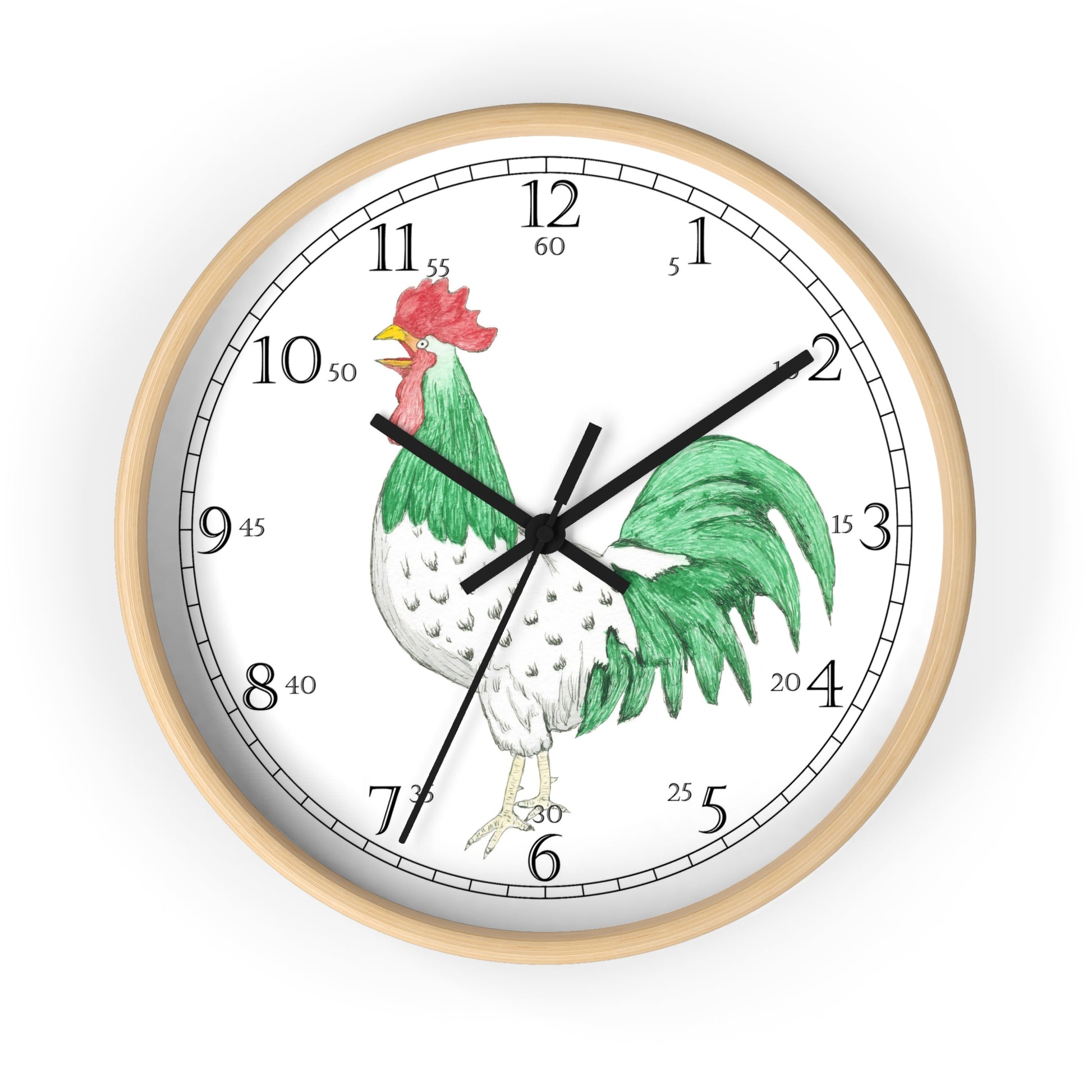 Henry Rooster us a delightful gentleman who will spark conversation everywhere he goes. His brilliant green tail and neck feathers invite comments, and his dashing red comb and wattle will catch your eye. 