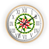 Morning Star Hex Design Roman Numeral Clock