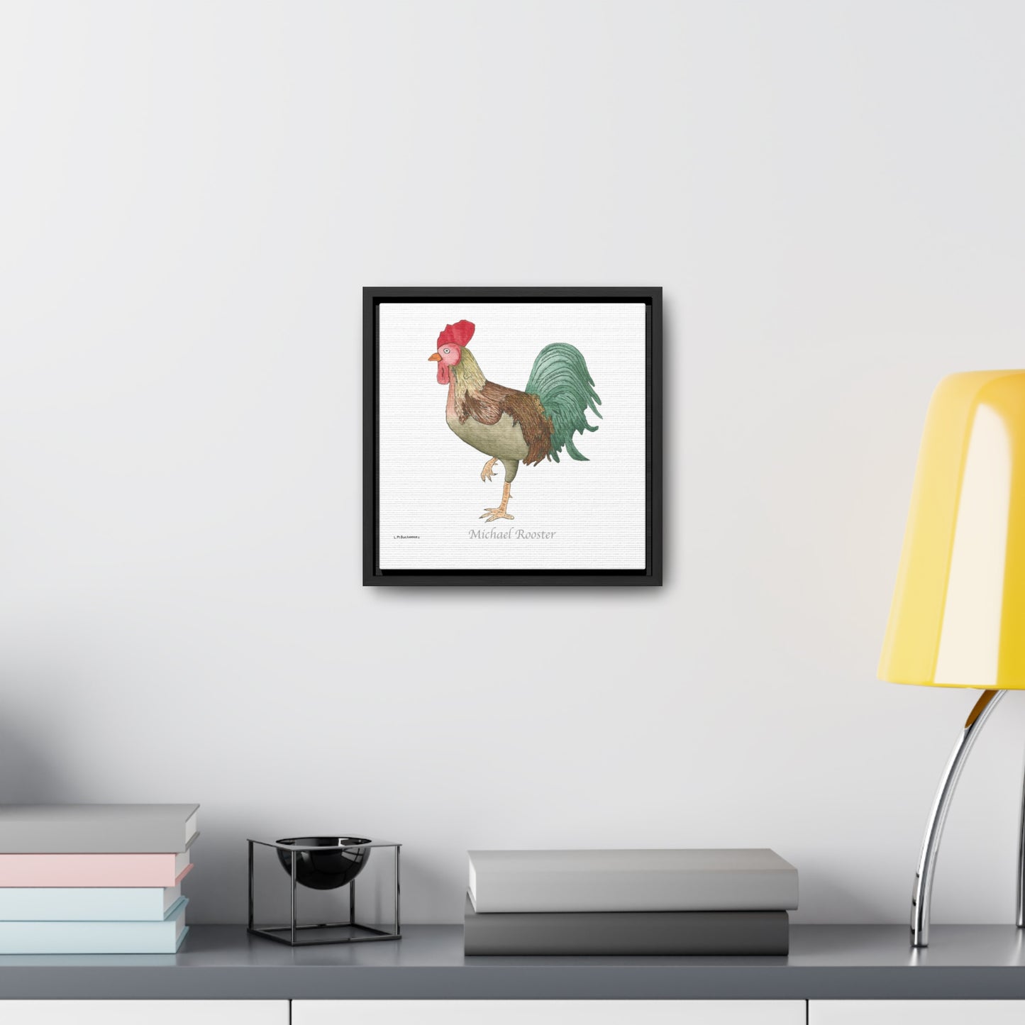 Michael Rooster Gallery Canvas Wraps