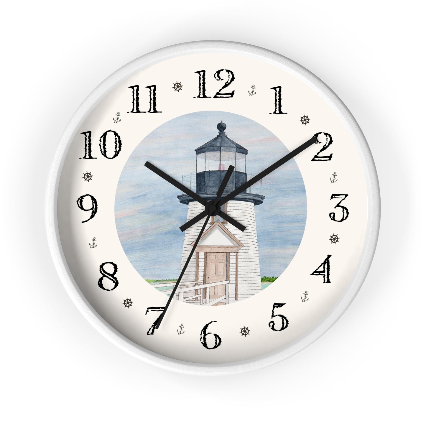 Evening Light At Brant Point Heirloom Designer Clock