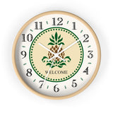 Welcome Hex Design Heirloom Designer Collection Clock