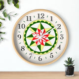 Morning Star Hex Design Heirloom Designer Collection Clock