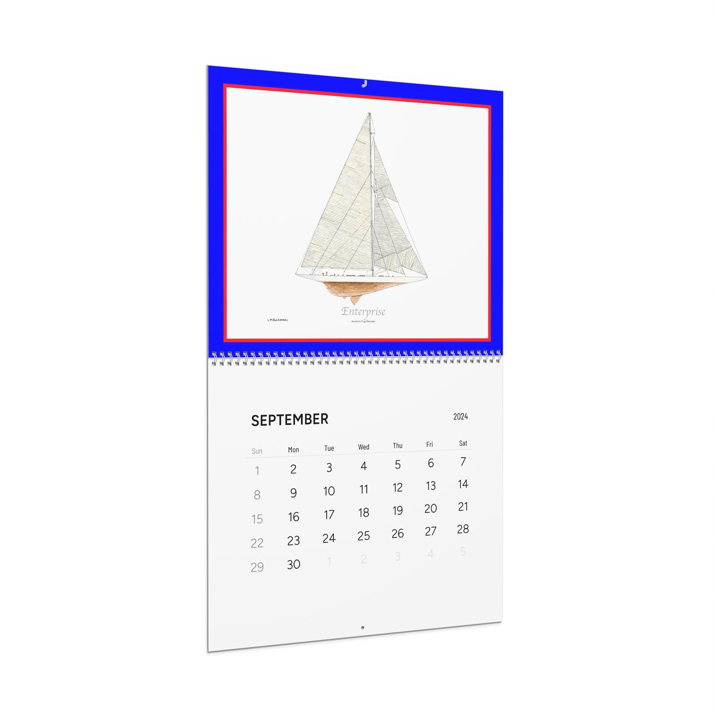 Wall Calendars (2024) Boats & Ships