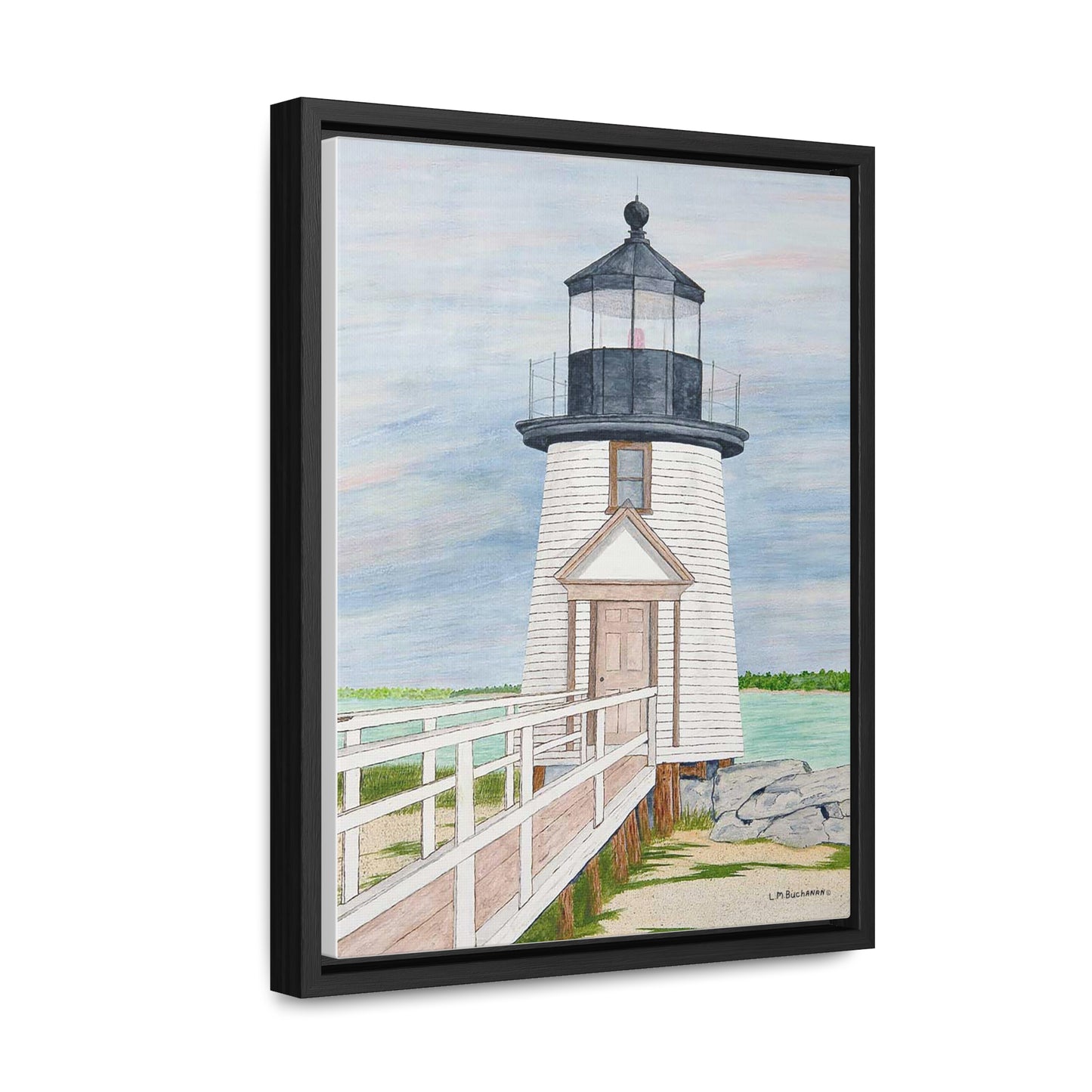 Evening Light at Brant Point Gallery Canvas Wraps