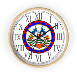 Double Distilfink Hex Roman Numeral Wall Clock