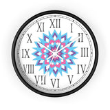 Star Burst Quilt Design Roman Numeral Clock