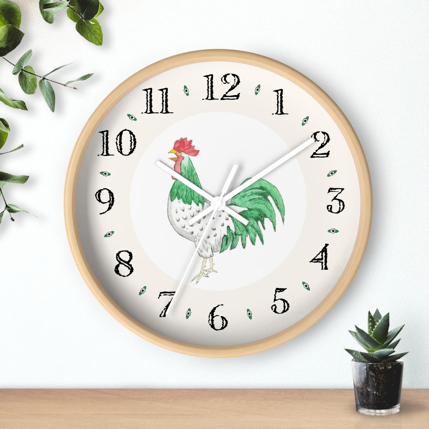 Henry Rooster Heirloom Designer Clock