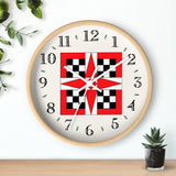 Waverly Star Quilt Design Heirloom Designer Collection Clock