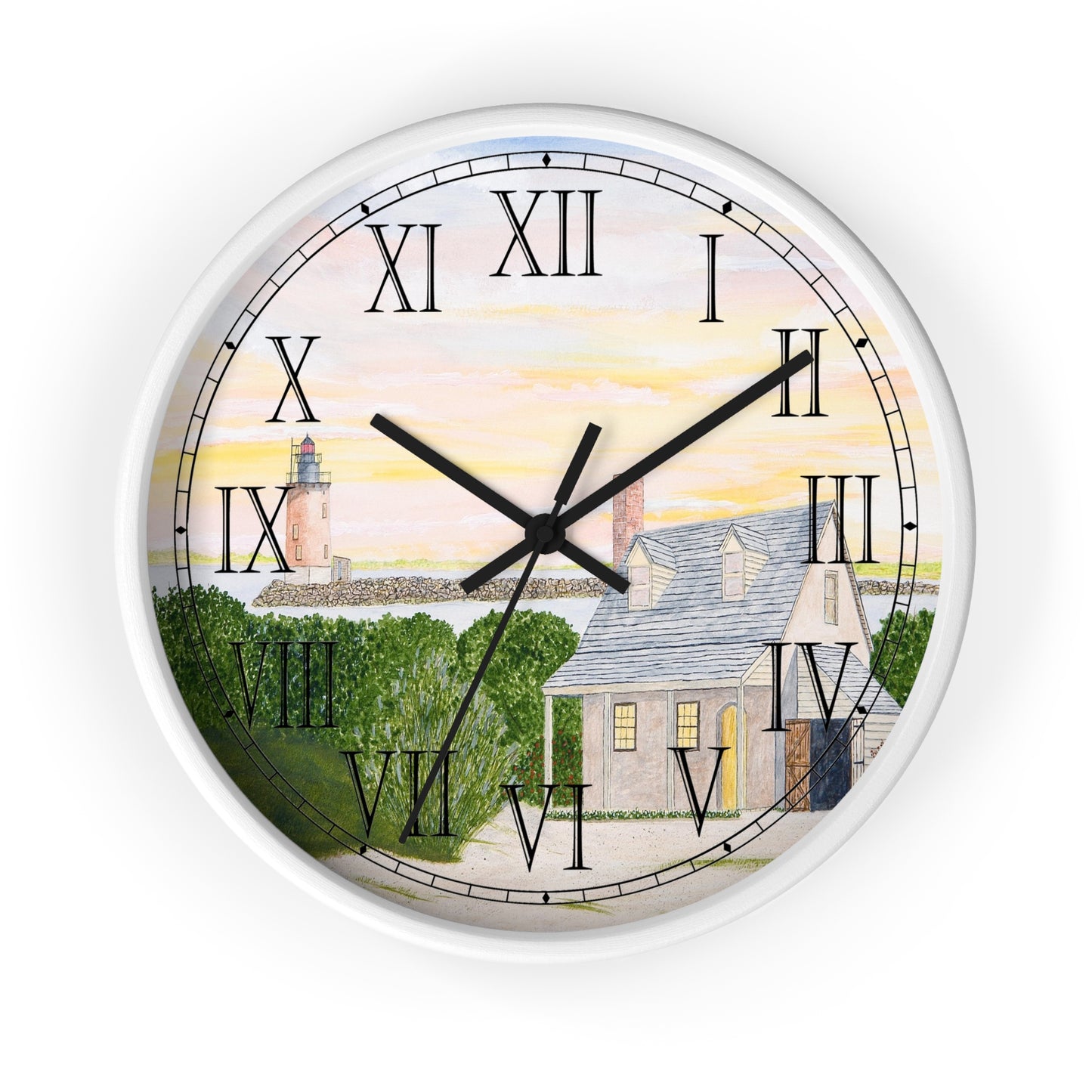 Harbor Light Roman Numeral Clock