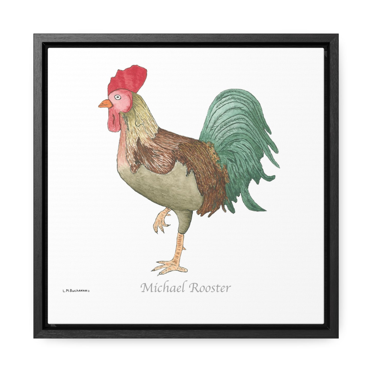 Michael Rooster Gallery Canvas Wraps