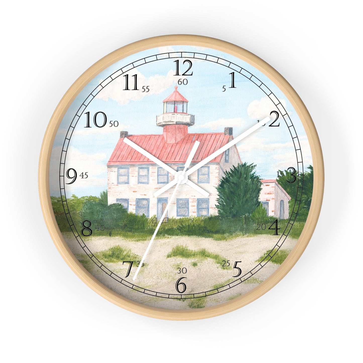 Fair Weather Off East Point Light English Numeral Clock