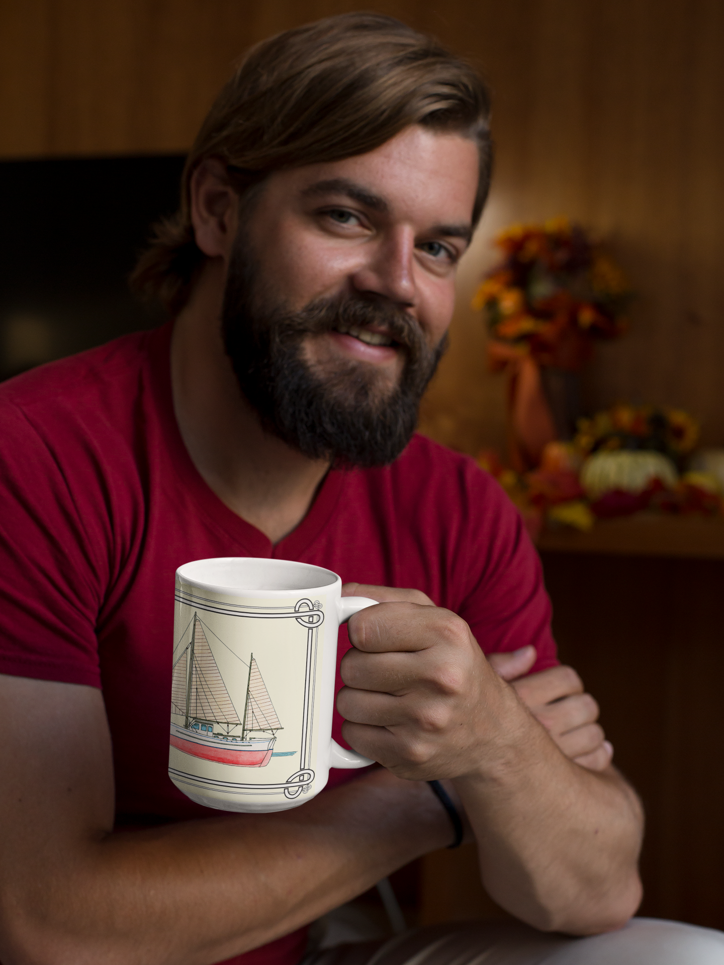 Enjoy your favorite beverage in our 15 oz. Aurora mug.