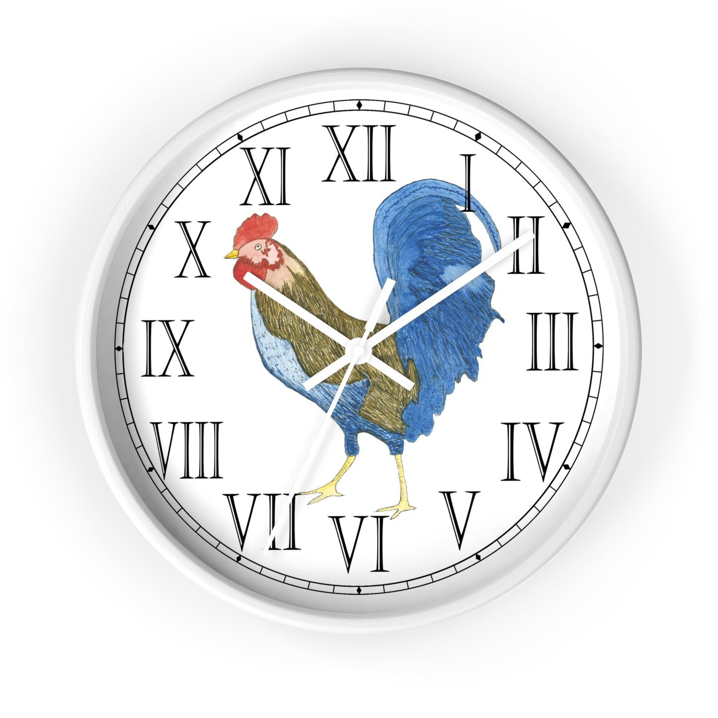 Gabriel Rooster Roman Numeral Clock