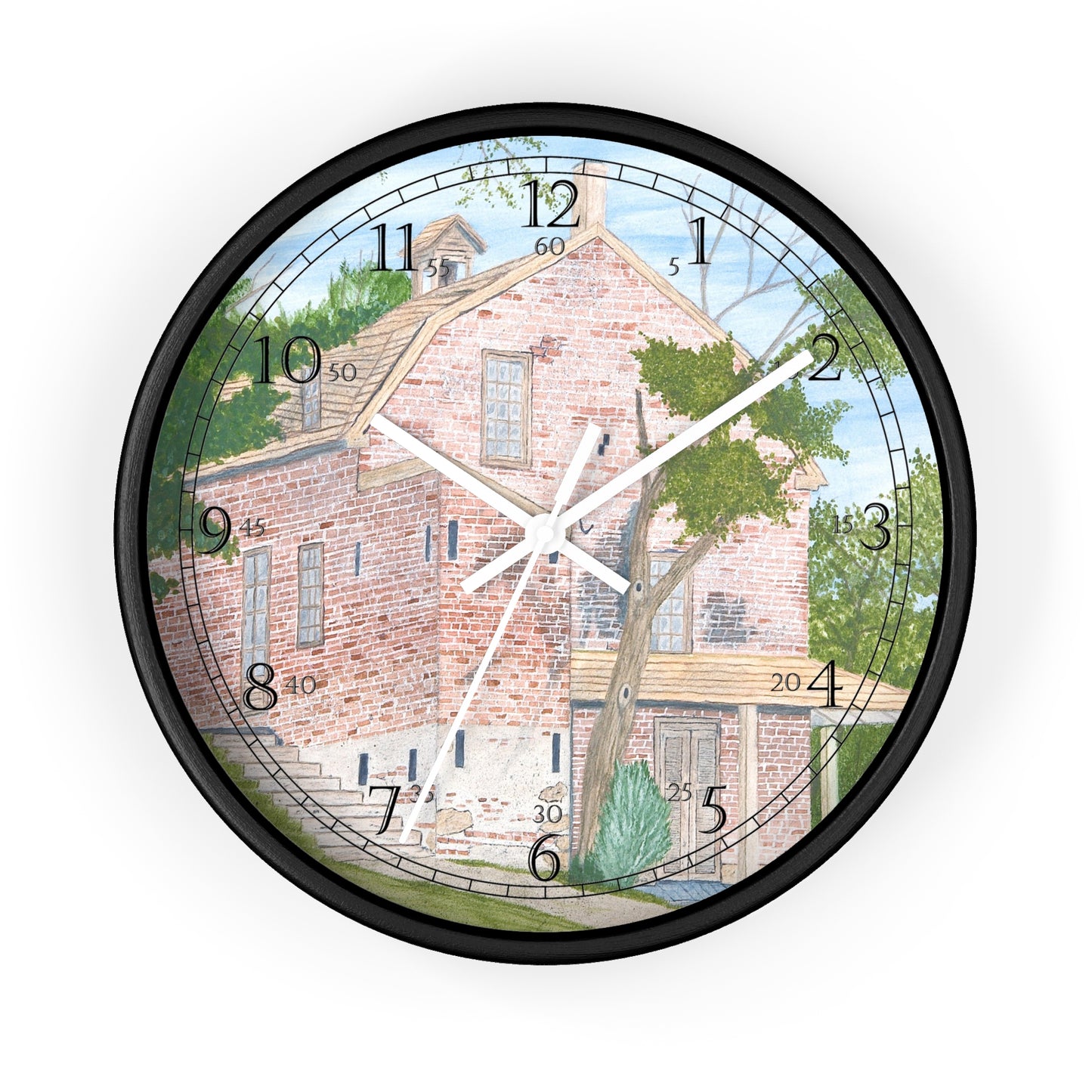 Village General Store English Numeral Clock