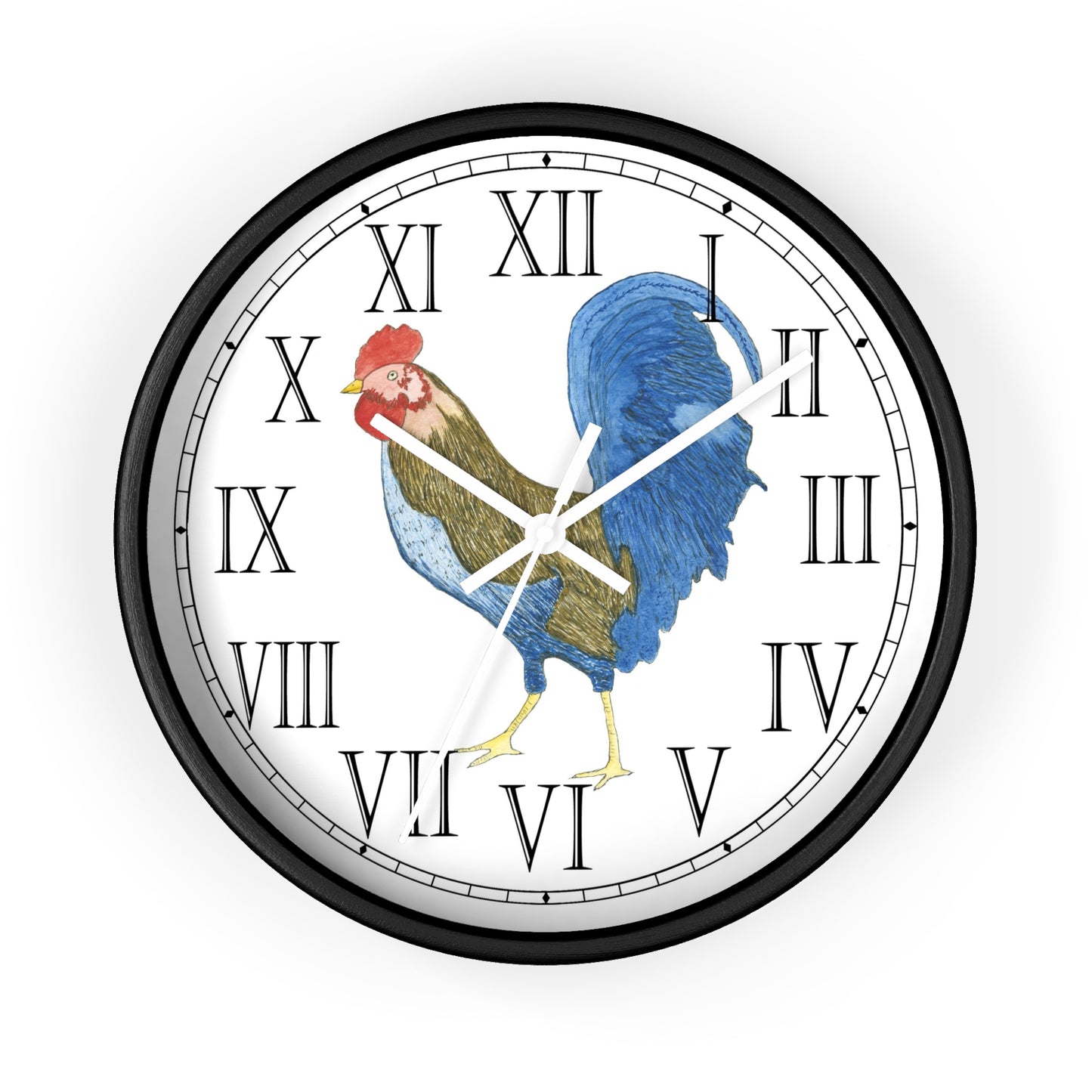 Gabriel Rooster Roman Numeral Clock