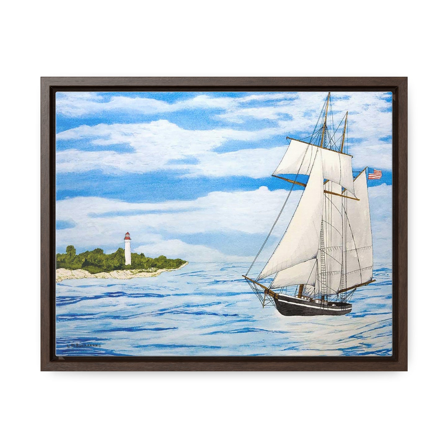 Pleasant Breeze Off Cape May Gallery Canvas Wraps