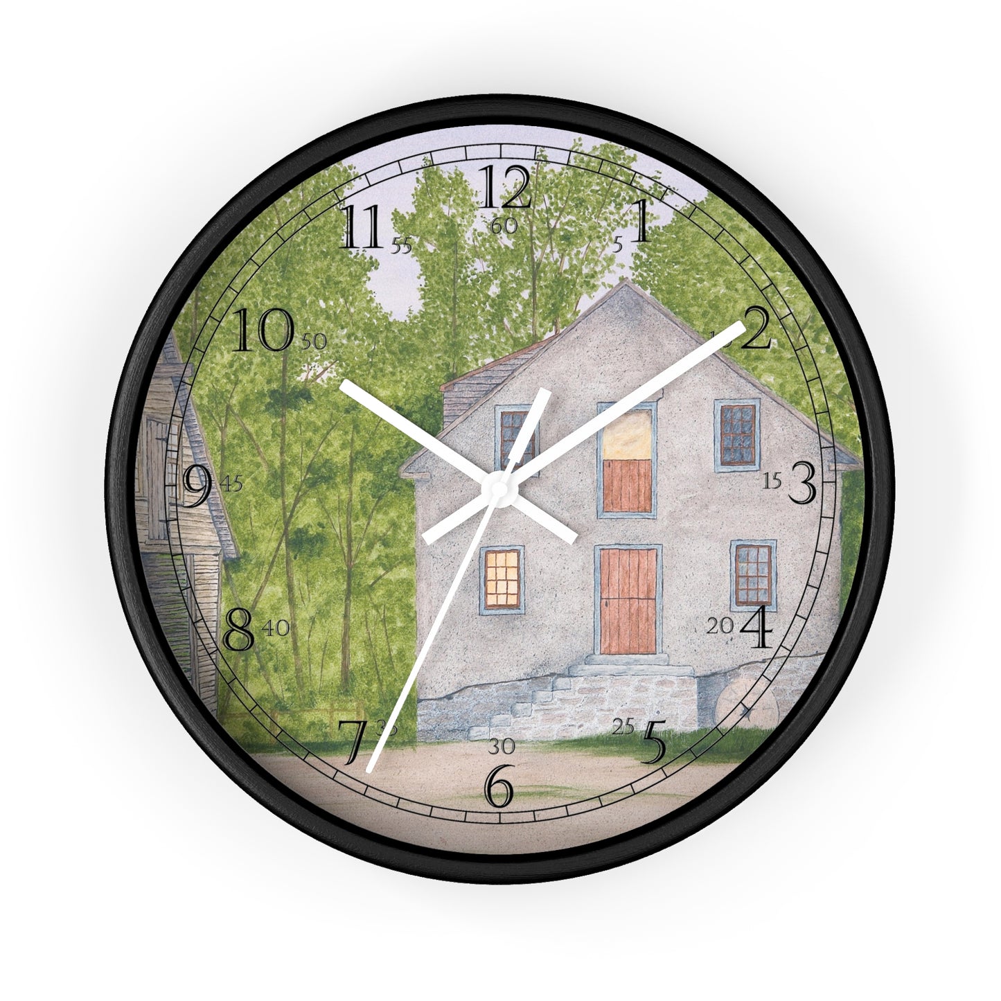 Long Day At The Mill English Numeral Clock