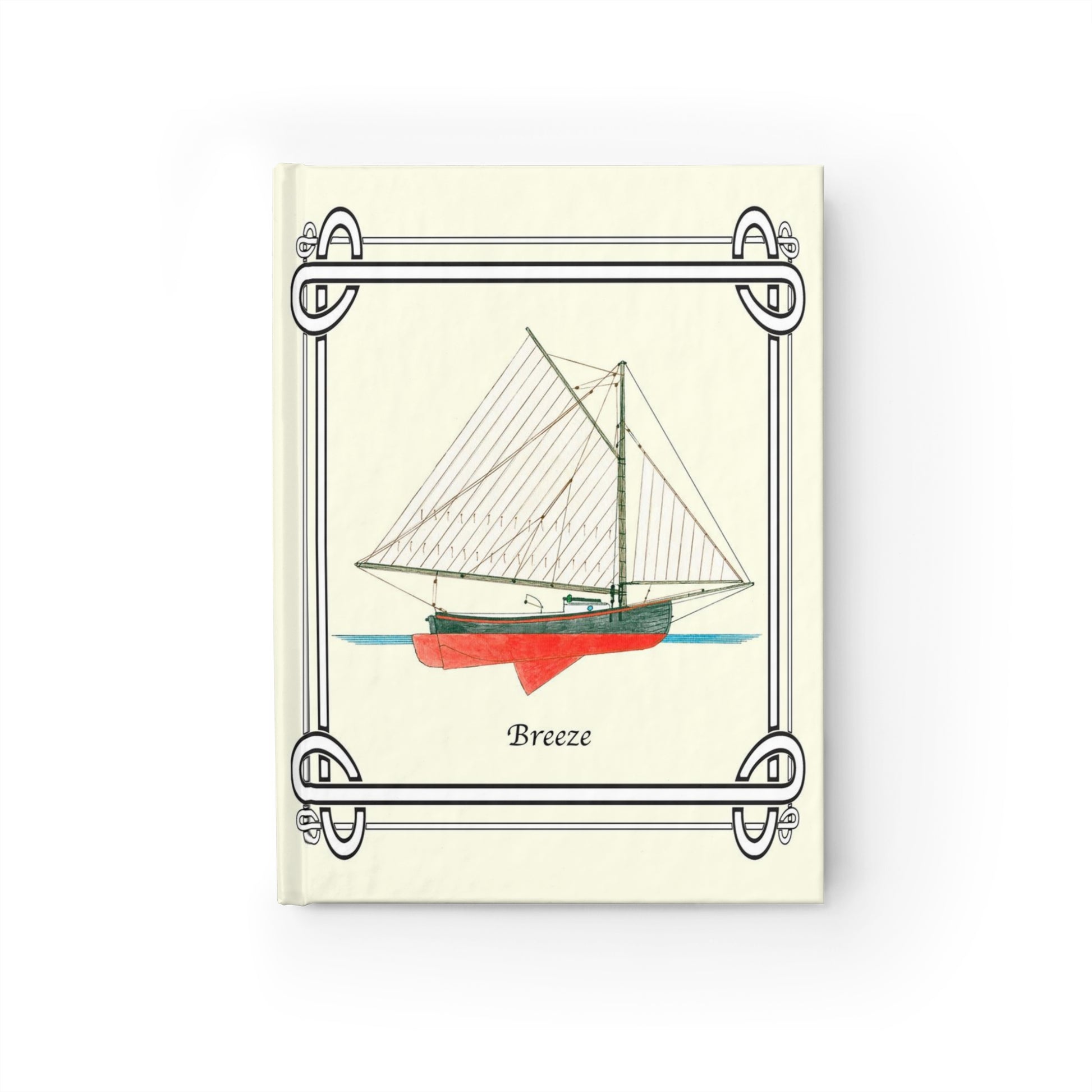 Breeze was a Noank Fishing Sloop. This journal is a perfect gift for a sailing friend.