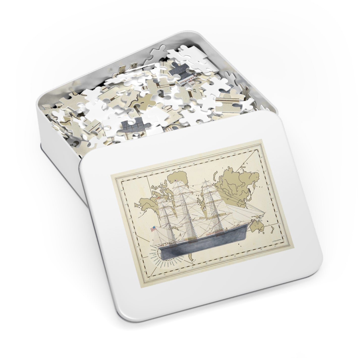 Clipper Ship Flying Cloud Jigsaw Puzzle