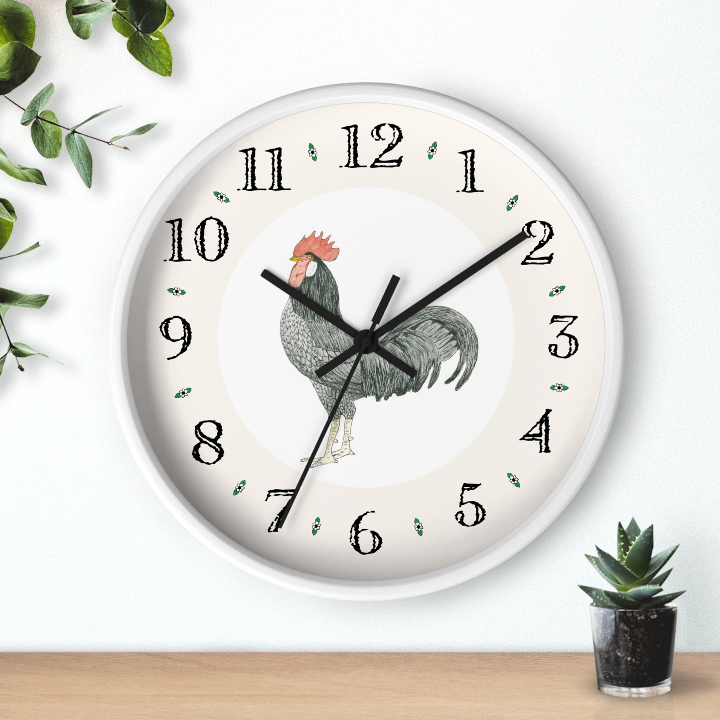 Adam Rooster Heirloom Designer Clock