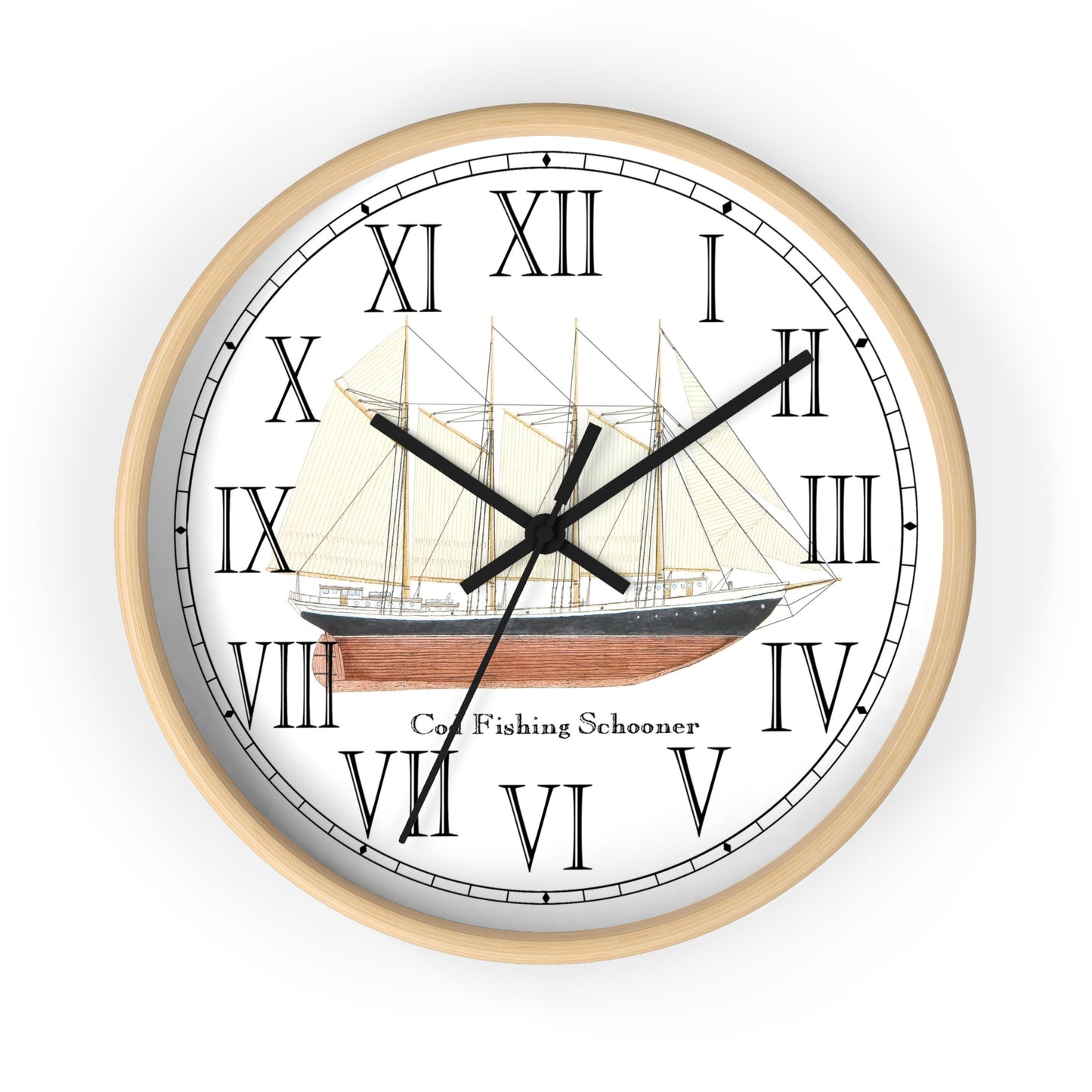 Atlantic Pearl Roman Numeral Clock