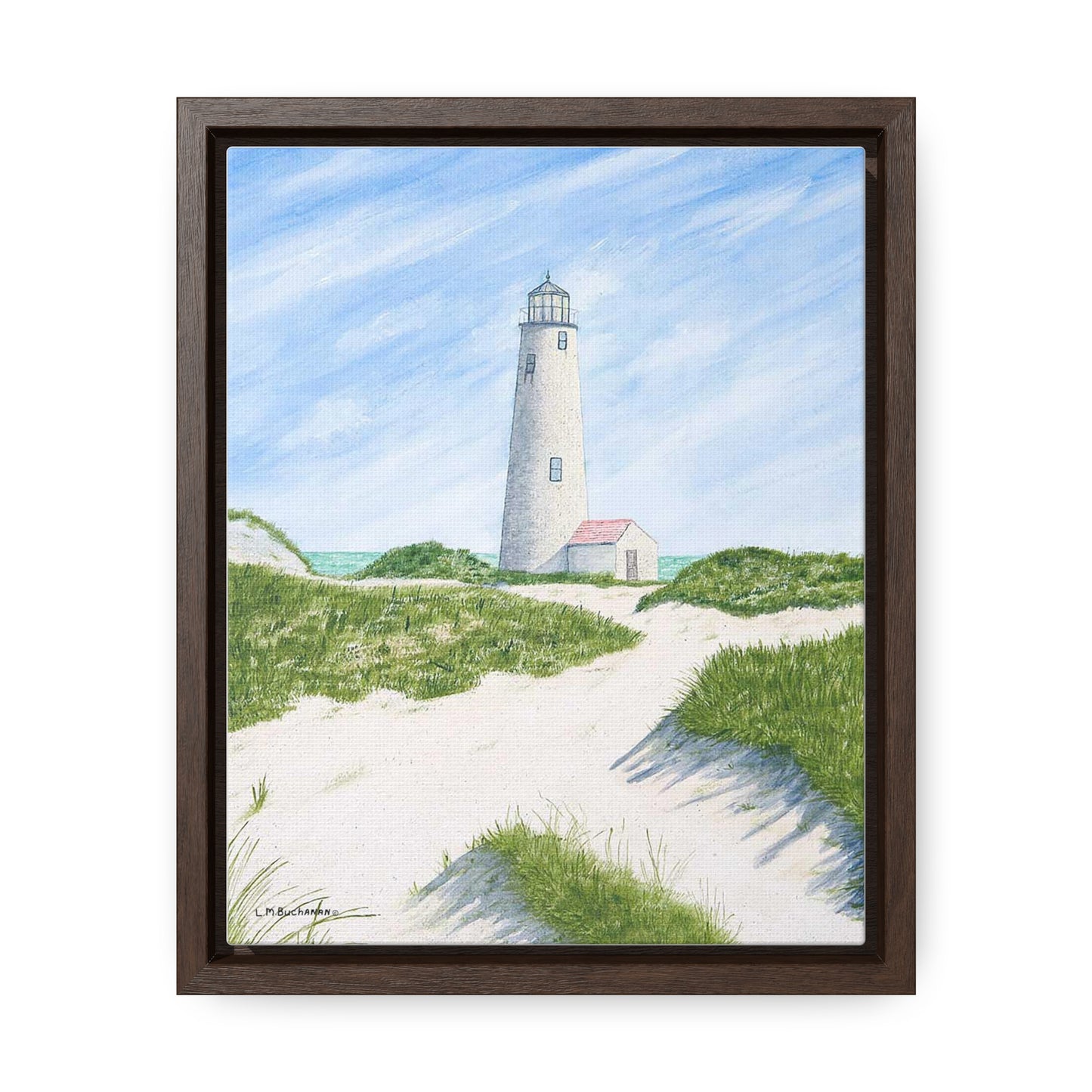 Dunes at Great Point Light Gallery Canvas Warps