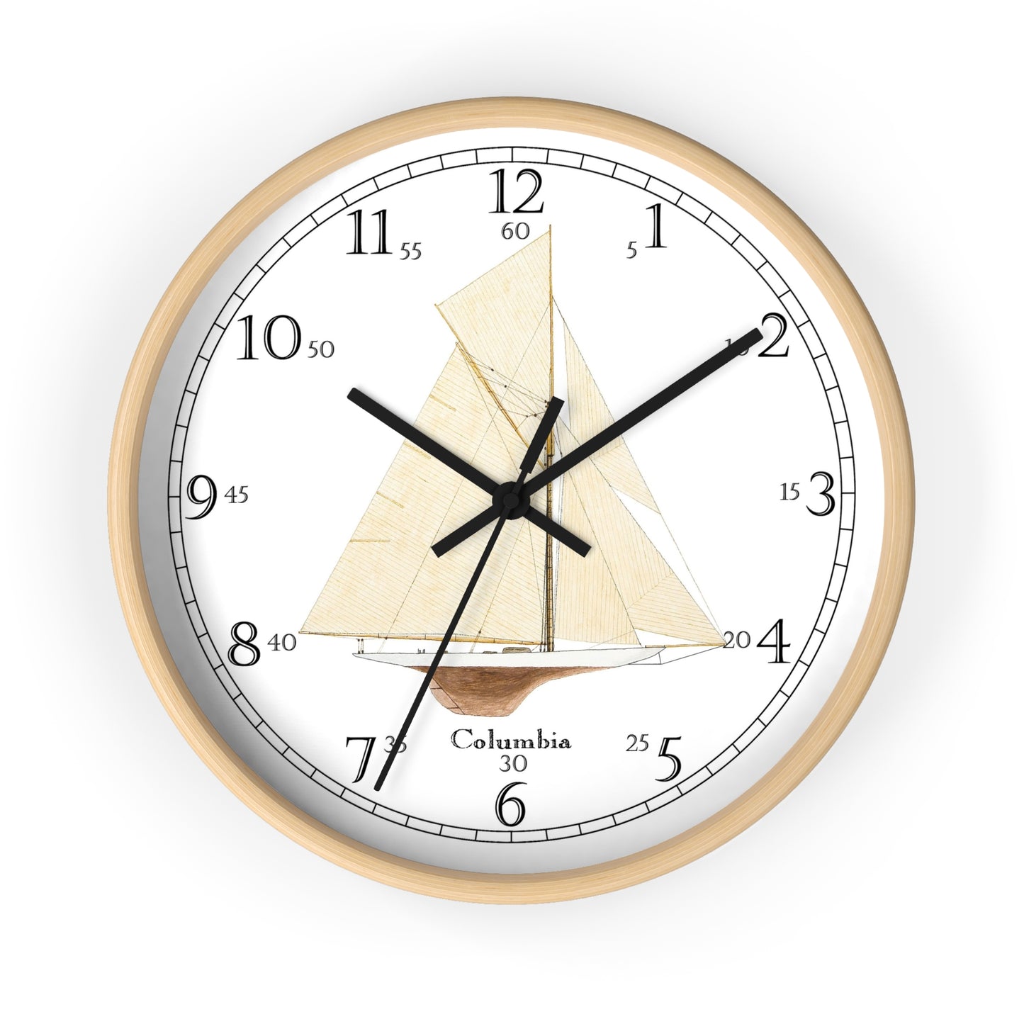 Columbia English Numeral Clock