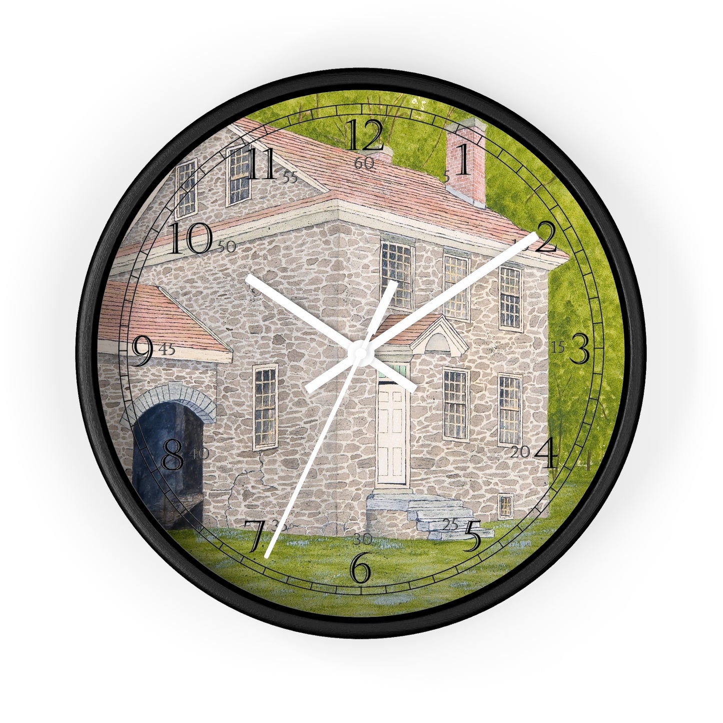 Manor House In Summer English Numeral Clock