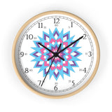 Star Burst Quilt Design English Numeral Clock
