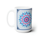 Star Burst Quilt Design 15 oz. Mug