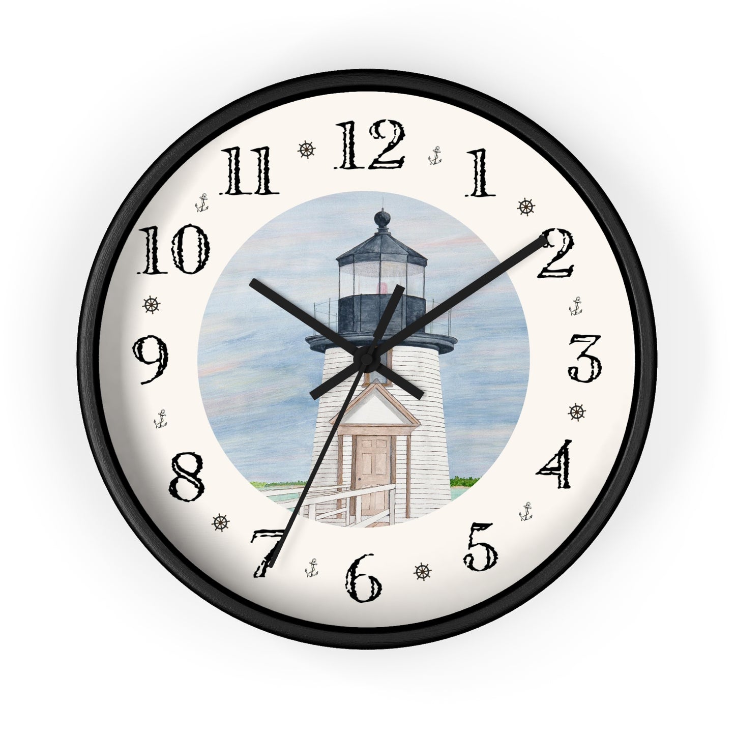 Evening Light At Brant Point Heirloom Designer Clock