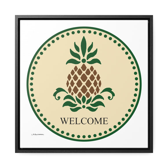 Welcome Hex Design Gallery Wrapped Art Print