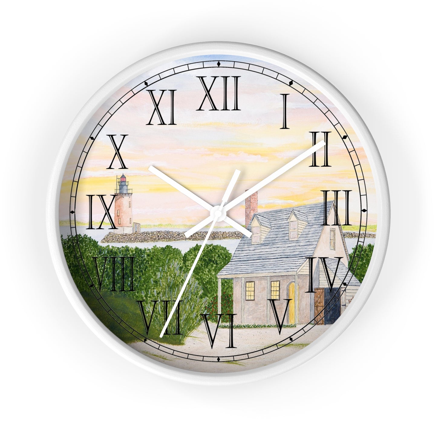Harbor Light Roman Numeral Clock