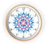 Star Burst Quilt Design English Numeral Clock