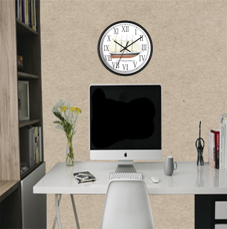 The Atlantic Pearl Roman Numeral Clock will add a classic touch to your workspace area.