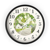 Country Lane and Fence Heirloom Designer Clock