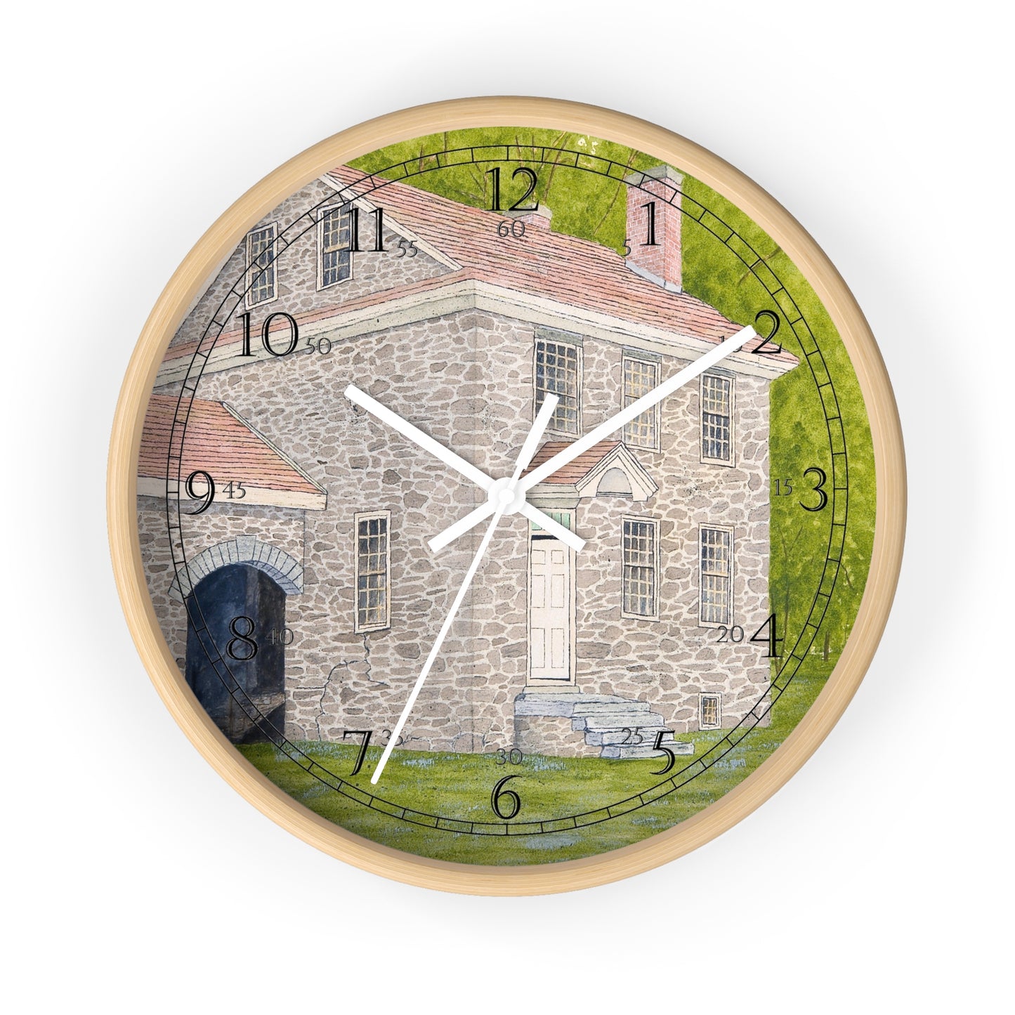 Manor House In Summer English Numeral Clock