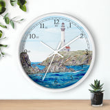 Rocks Off Pigeon Point English Numeral Clock
