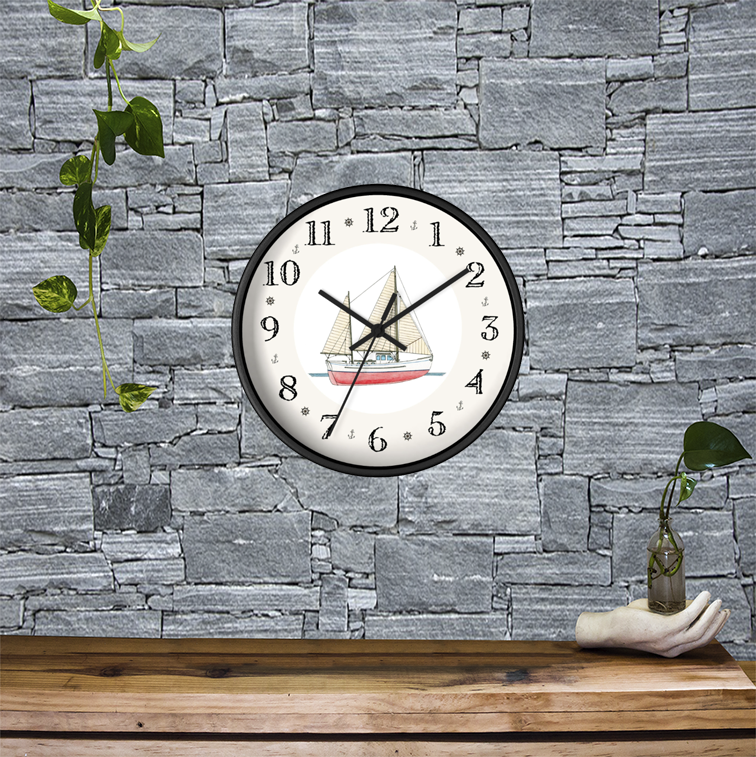 Add a nautical touch to any room with our Aurora heirloom Designer Clock.