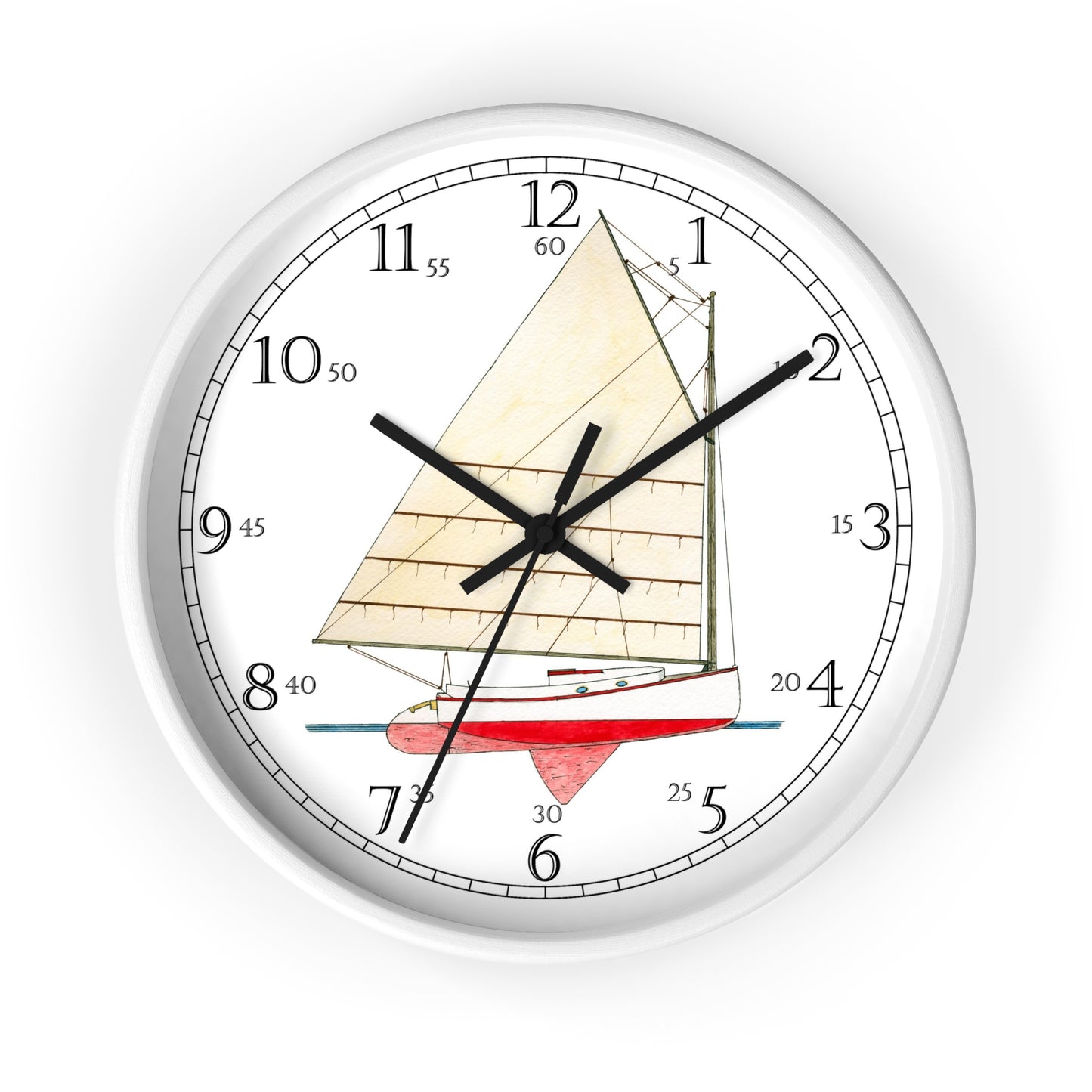 Sea Hound  English Numeral Clock