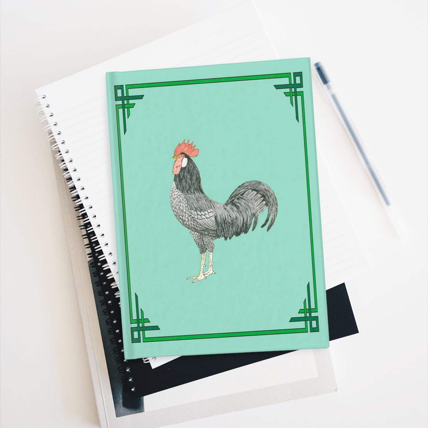 Adam Rooster Lined Page Journal