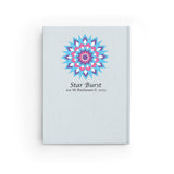Star Burst Quilt Design Ruled Line Journal