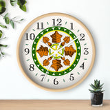 Oak Leaf Hex Heirloom Designer Clock